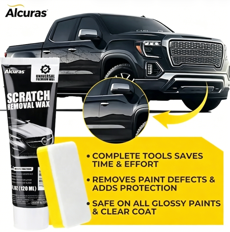 🔥49% OFF🔥🚗 2026 Car Scratch Repair Wax ✨ All Paint Colors Polishing Kit | Quick Fix Removal Paste