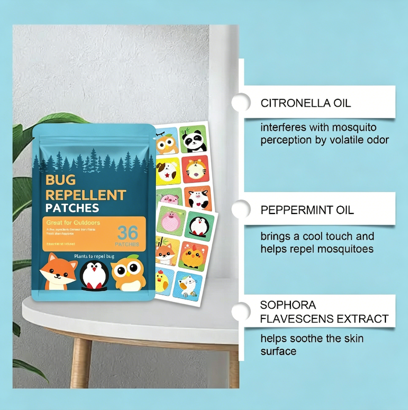🔥Last Day 49% OFF - ✨ Mosquito Repellent Stickers - 🌙Safe, Natural Protection for All-Day Outdoor Fun!🦟