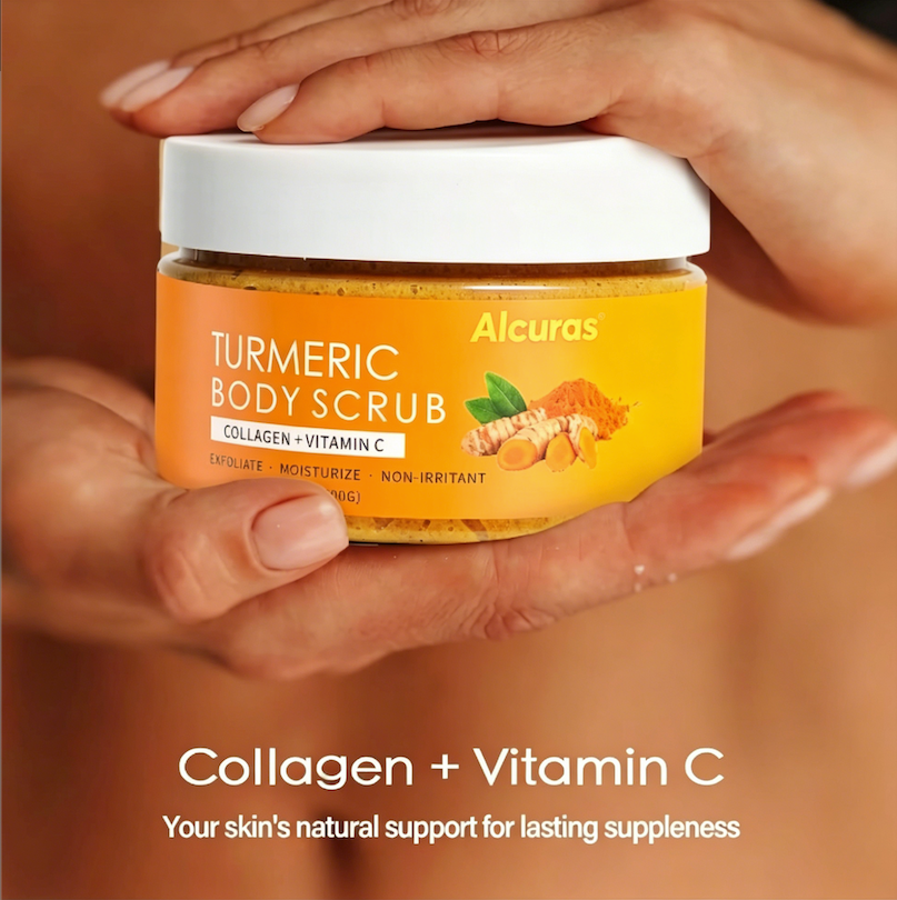 🔥Last Day 50% OFF🔥 - 🧴✨Alcuras Turmeric Body Scrub🍋