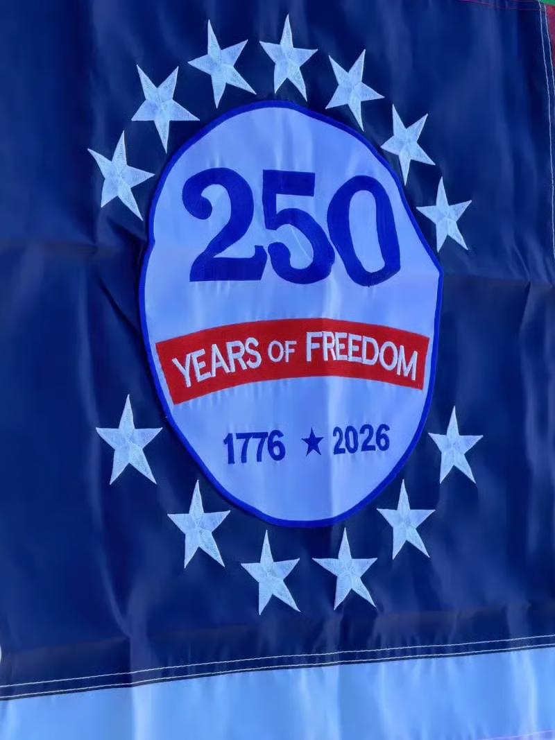 🔥Last Day 49% OFF - 🇺🇸250th Anniversary USA Commemorative Flag (3x5 Ft),Double-Sided Embroidered🦅
