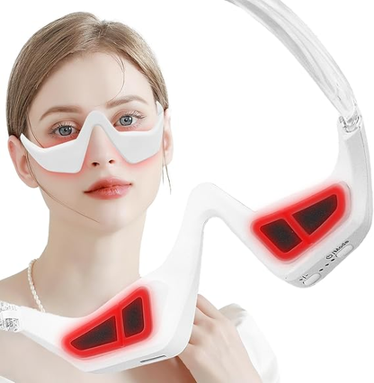 🔥LAST DAY 49% OFF - ✨👓Under-Eye Red Light Therapy Glasses💆