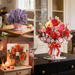 🔥Last Day 49% OFF -🔥💌 Forever-Blooming 3D Flower Pop-Up Card– Personalized Love Message & Everlasting Bloom 🎁