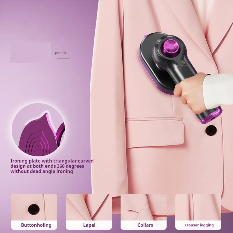 🔥LAST DAY 49% OFF - 👔2026 Upgrade Garment Steamer for Clothes, Portable Travel Clothing Steamer Iron💧