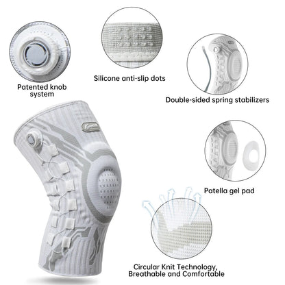 🔥Last Day 50% OFF - 🦵✨Professional Knee Brace With Patella Pad & Side Stabilizers🏃