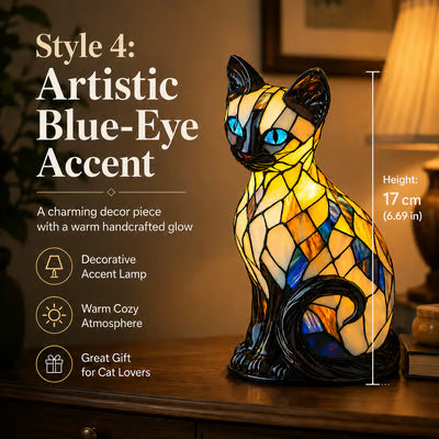 (🎁Last Day 49% OFF)😽Handmade Cat Lamp