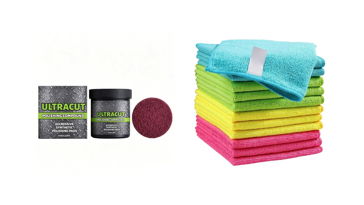 🔥LAST DAY 49% OFF - 🚗All-in-One Surface Restoration Polish with Pad🏠🛋️