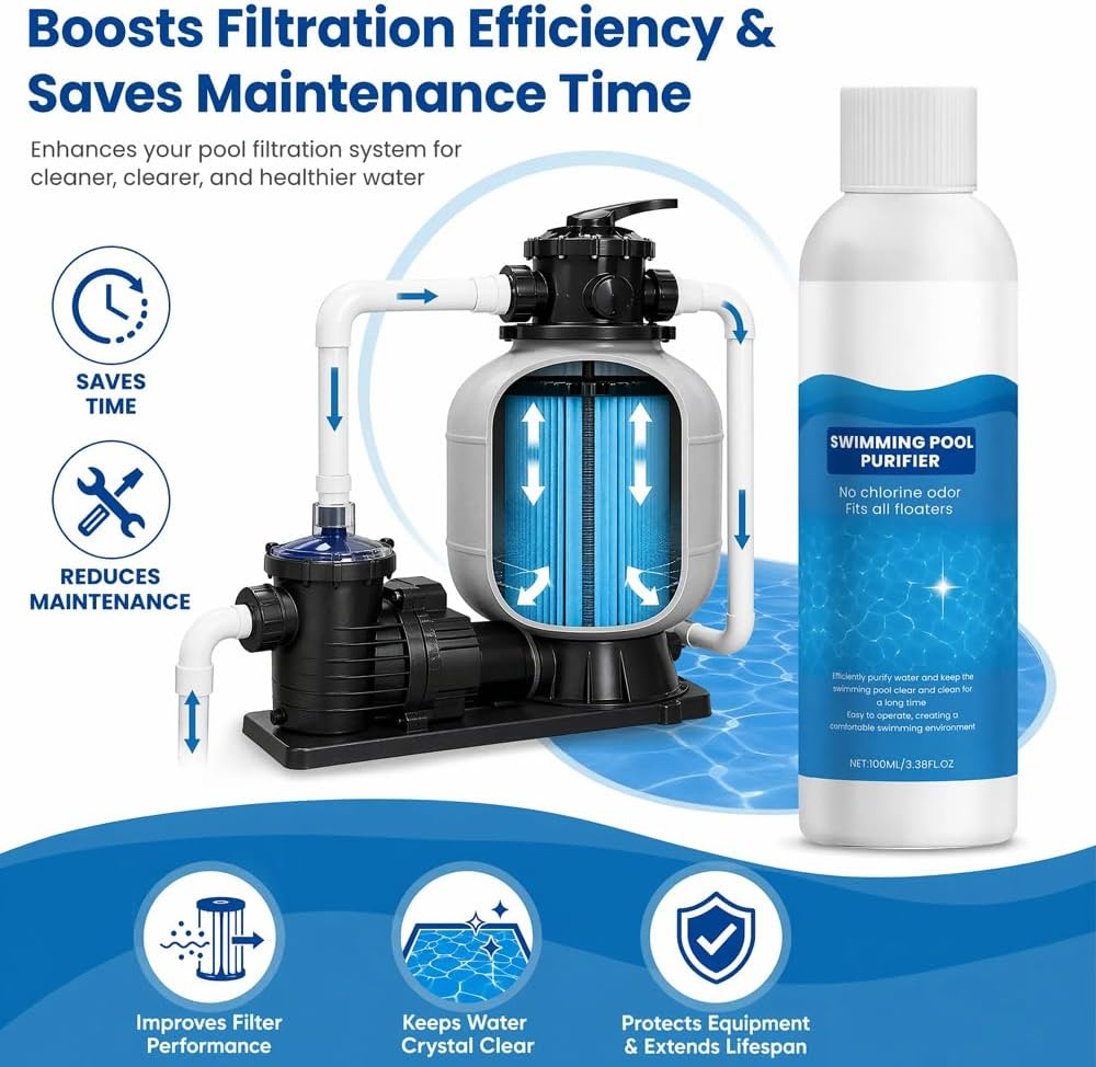 🔥Last Day 49% OFF🔥 Alcuras® Swimming Pool Purifier🏊