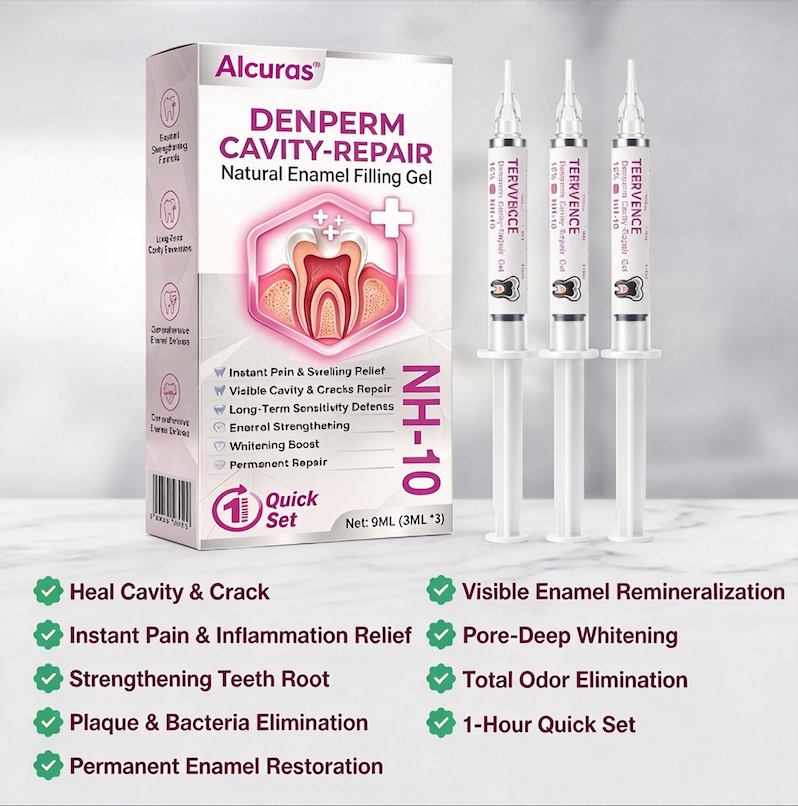 🔥LAST DAY 49% OFF🔥 - 🦷Alcuras®Cavity-Repair Natural Enamel Filling Gel🌱