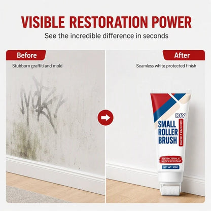 🔥LAST DAY 49% OFF🔥 - ✨🧱Waterproof Wall Repair Paste with Integrated Small Roller Brush