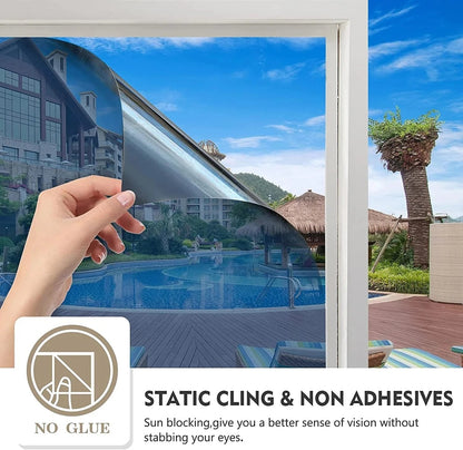 🔥Summer Hot Sale -  🛡🏘 Window Privacy Film - ''Reject UV rays and peeping''✨With free special installation tool✅