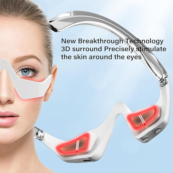 🔥LAST DAY 49% OFF - ✨👓Under-Eye Red Light Therapy Glasses💆