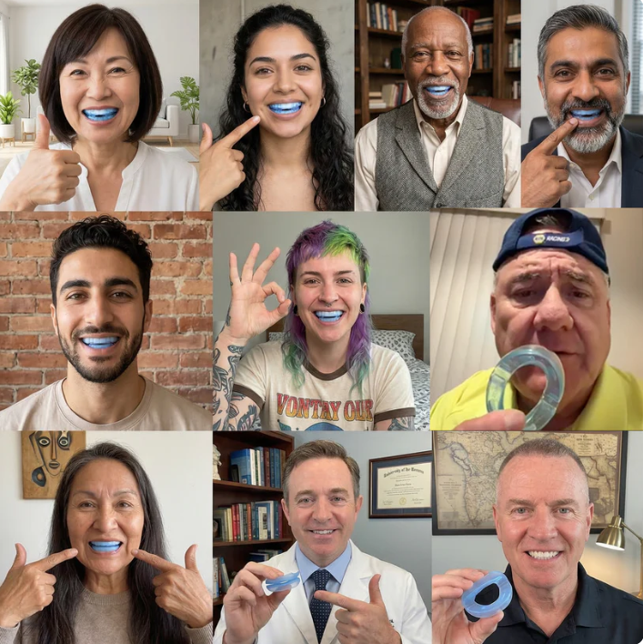 🔥LAST DAY 49% OFF🔥 - 😴Alcuras®Anti-Snoring Mouthpiece Universal Size💤