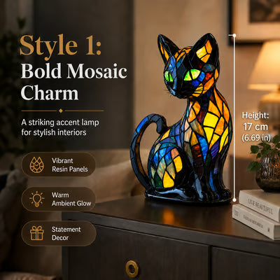 (🎁Last Day 49% OFF)😽Handmade Cat Lamp