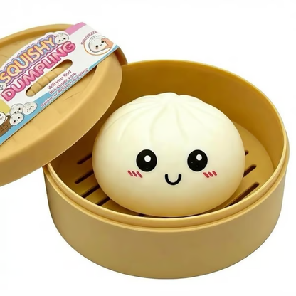 🏆 Last Day Promotion 50% OFF! Expressive Dumpling Squishy - Blind Box, My secret Bun Fidget Toy