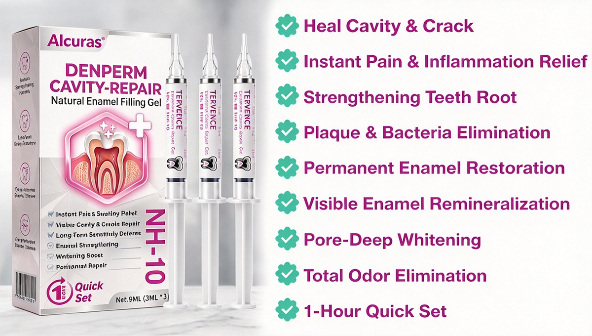 🔥LAST DAY 49% OFF🔥 - 🦷Alcuras®Cavity-Repair Natural Enamel Filling Gel🌱