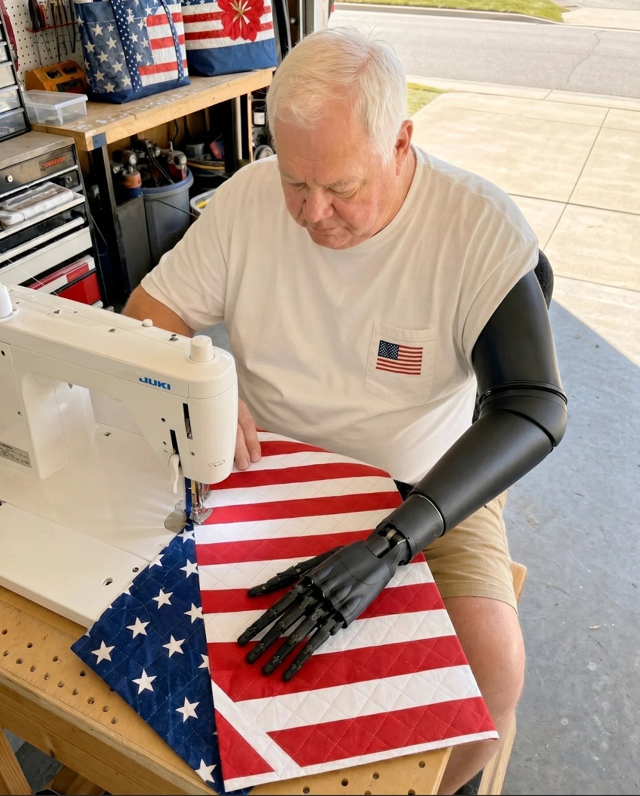🔥Last Day 49% OFF - 🌸Handmade Quilted USA Tote Bag 🇺🇸 Proudly American-made💖