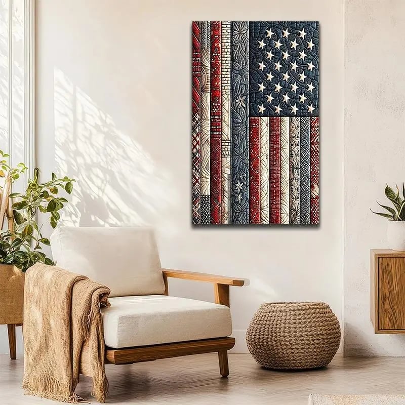 Beginner-Friendly!💎🇺🇸 American Flag DIY 5D Diamond Painting Kit❤️
