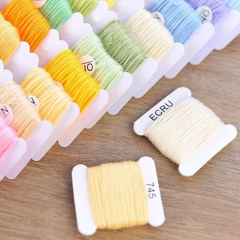 50 assorted thread colors