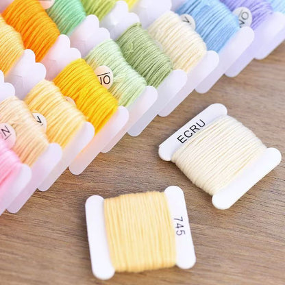 50 assorted thread colors