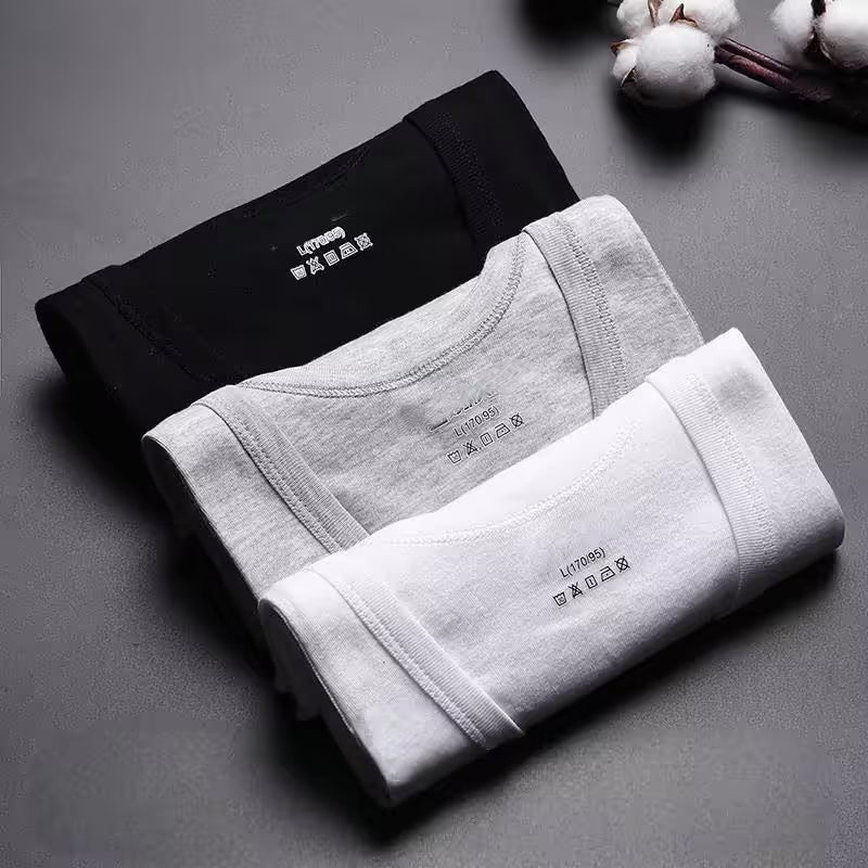 🔥Last Day 49% OFF - 💪Premium Ultra-Soft Cotton Fitted Tank 3 Pack🏋️