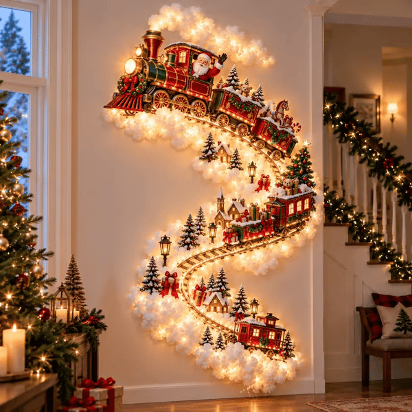 🎁Last Day 49% OFF🎄✨Christmas Magic Trail Wall Light - A Little Christmas Magic, Right on Your Wall