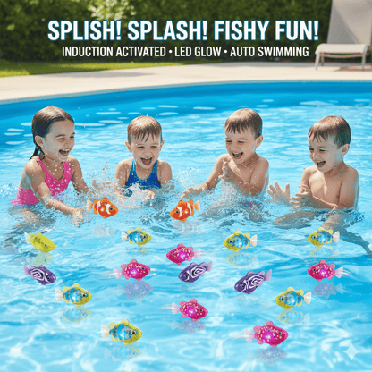 🔥🔥LAST DAY SALE 49% OFF-🛁✨Electronic Pet Fish Bath Toy | LED Light Up | Auto-Swimming Bath Toy🐠💦