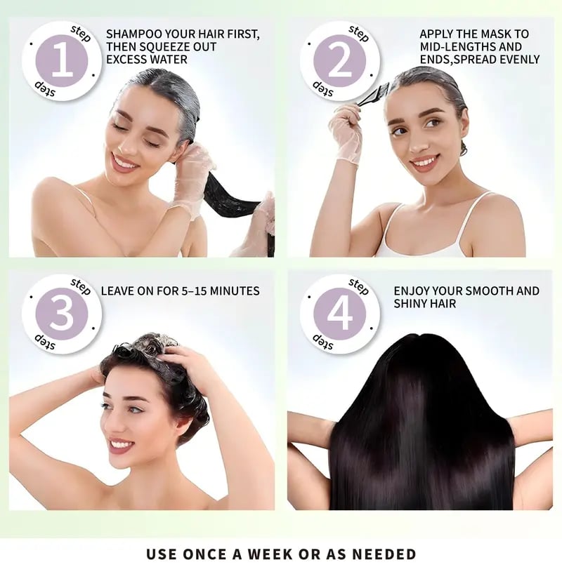 🔥Last Day 49% OFF - 💇Alcuras® Hair Mask with Keratin✨