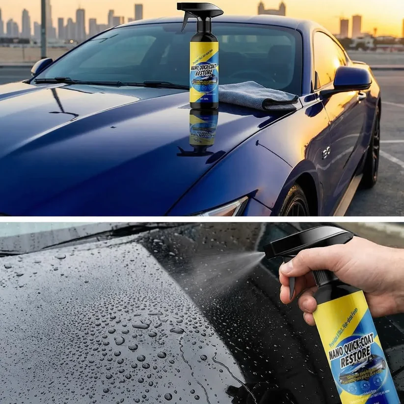 🚗💨Buy 2 Get 1 Free🏆-✨Automotive Nano Coating Repair Agent - With Dust and Water Repellent Properties - Long-lasting and Durable with Gloss, Suitable for Continuous Use