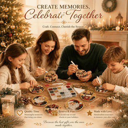 🔥LAST DAY 49% OFF🔥 - 🎄Christmas DIY Diamond Painting Ornaments Kit (6 PCS)🎅