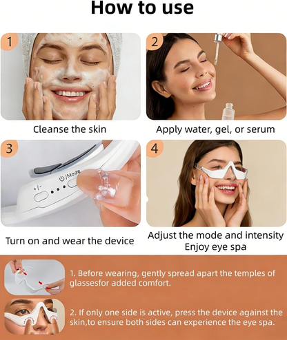 🔥LAST DAY 49% OFF - ✨👓Under-Eye Red Light Therapy Glasses💆