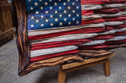 🔥LAST DAY SALE 49% OFF - 🇺🇸🦅 "The Battle Worn" Vintage Wood American Flag🌟