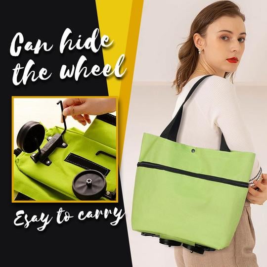 🔥LAST DAY 49% OFF🔥 -2 in 1 Foldable Shopping Cart🎁