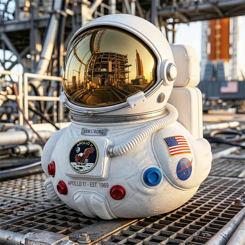 🔥Limited Edition Artemis II Mission Moon Launch Commemorative Astronaut Duck