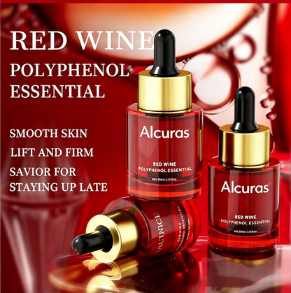 🎉Buy One Get One Free🎁 -  ✨🍷Alcuras Red Wine Polyphenol Antioxidant Face Serum💧