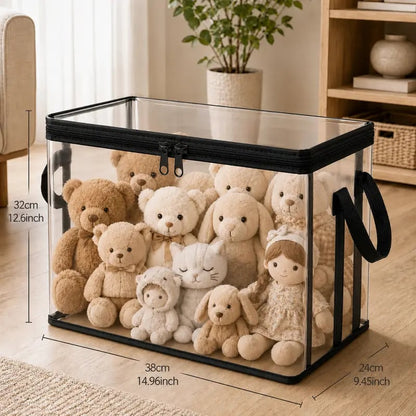 🔥Last Day 50% OFF - 📦Stuffed Storage PVC Organizer Bag Doll Storage Container✨