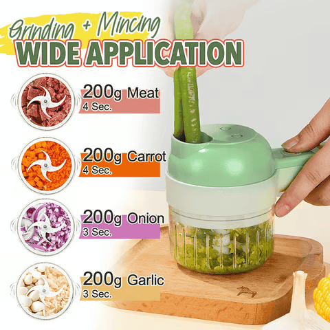🔥Last Day 49% OFF - ✨Wireless Efficient ElectricMini Food Chopper🥒 🥔