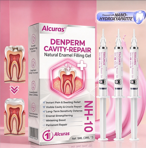 🔥LAST DAY 49% OFF🔥 - 🦷Alcuras®Cavity-Repair Natural Enamel Filling Gel🌱
