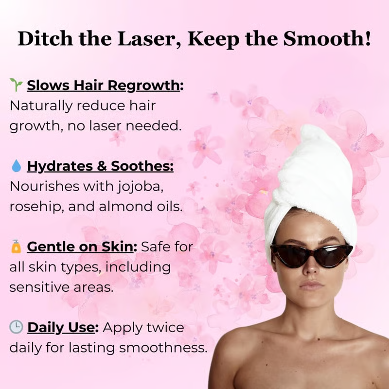 🏆Flash Sale 49% OFF⚡ 50K+ SOLD! 💥All in One Hair removal oil