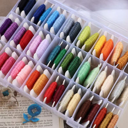 50 assorted thread colors