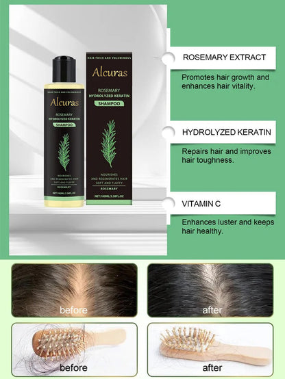 Limited Time🌿Unlock Better Hair with 70% OFF🔥Organic Rosemary Hair Growth Shampoo⚡⚡  [The less hair, the better the effect]