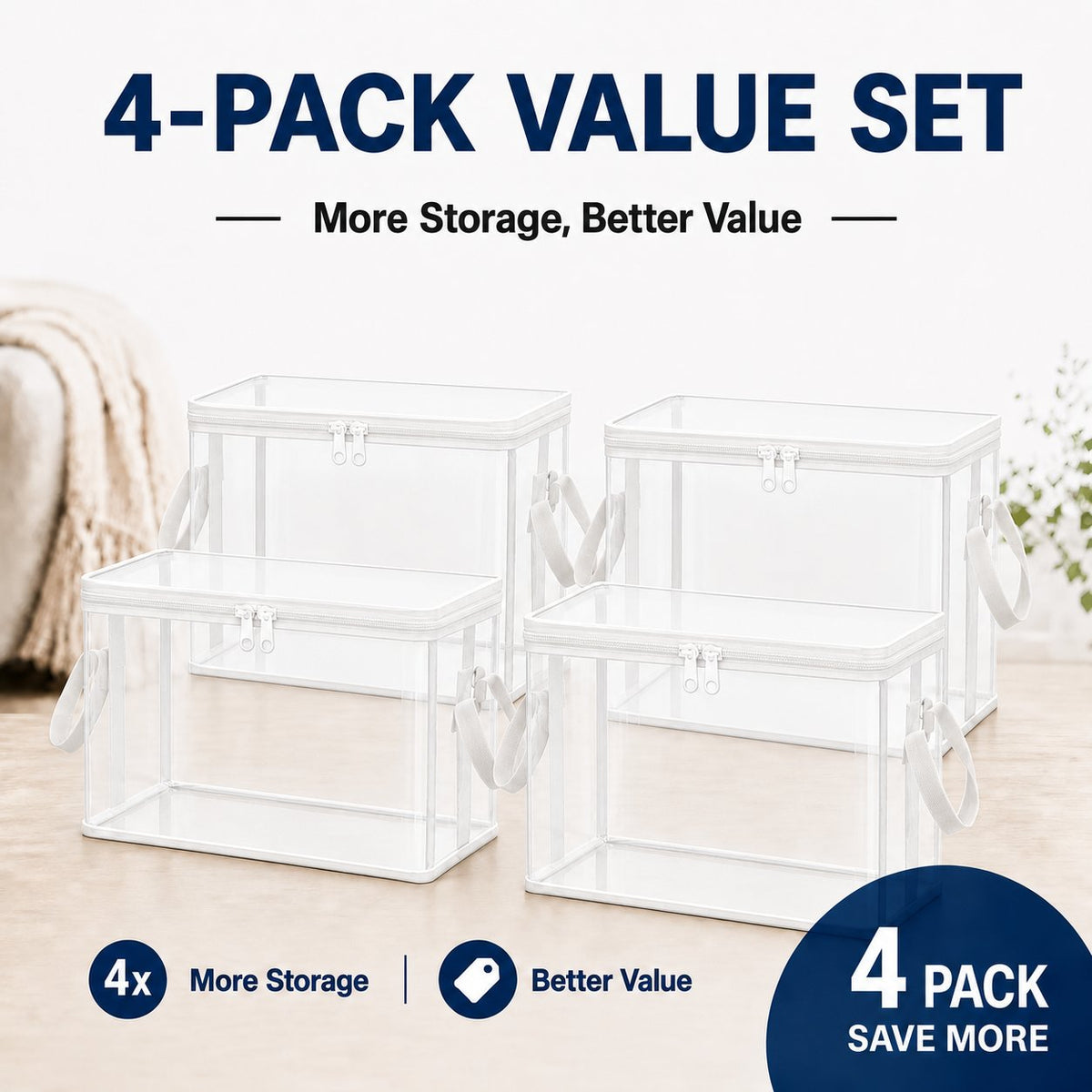🔥Last Day 50% OFF - 📦Stuffed Storage PVC Organizer Bag Doll Storage Container✨