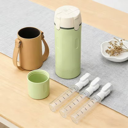 🧳4-in-1 Portable Cosmetic Shampoo Dispenser Storage Bottle