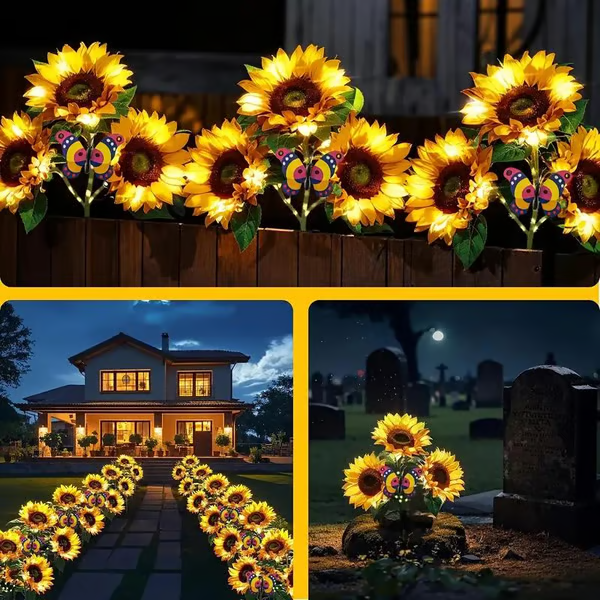🔥Last Day Sale 49% OFF🔥 - 🌞Solar LED Sunflower Garden Lights🌻