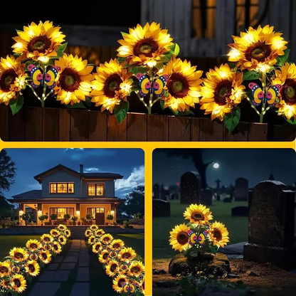 🔥Last Day Sale 49% OFF🔥 - 🌞Solar LED Sunflower Garden Lights🌻