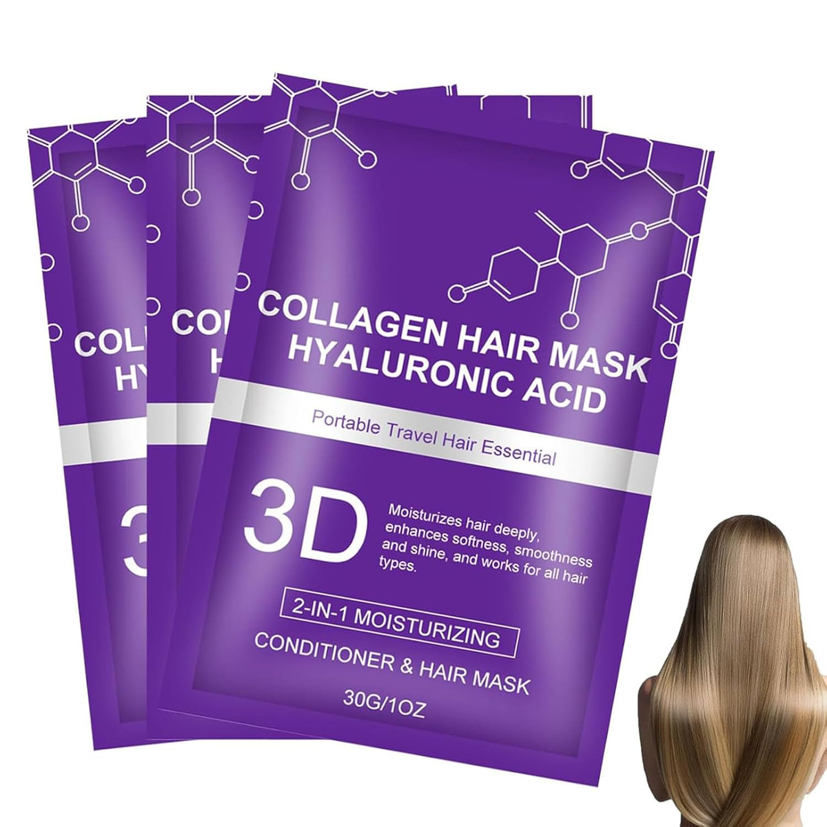 🔥Last Day 49% OFF -  ✨💇Alcuras Collagen & Hyaluronic Acid Hair Mask💆