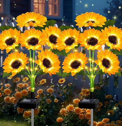 🔥Last Day Sale 49% OFF🔥 - 🌞Solar LED Sunflower Garden Lights🌻