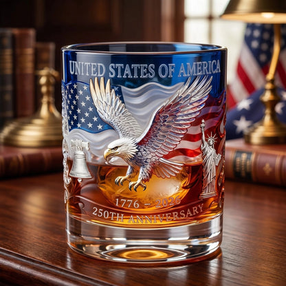 🔥Last Day 49% OFF - ✨🇺🇸Limited Edition 2026 USA 250th Anniversary Commemorative Glass – 1776-2026 Heritage Edition🥂