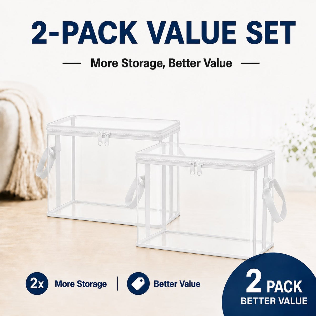 🔥Last Day 50% OFF - 📦Stuffed Storage PVC Organizer Bag Doll Storage Container✨