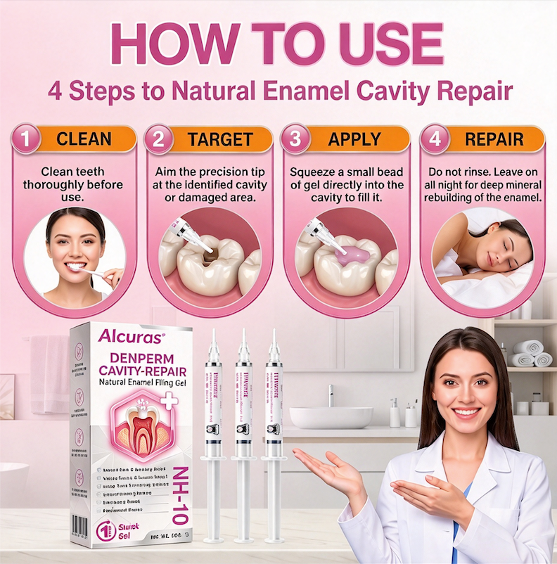 🔥LAST DAY 49% OFF🔥 - 🦷Alcuras®Cavity-Repair Natural Enamel Filling Gel🌱