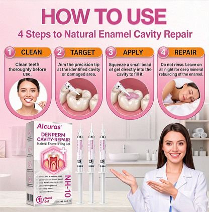 🔥LAST DAY 49% OFF🔥 - 🦷Alcuras®Cavity-Repair Natural Enamel Filling Gel🌱